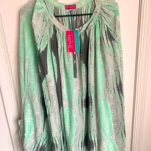 Sea foam Green One Size Top/dress